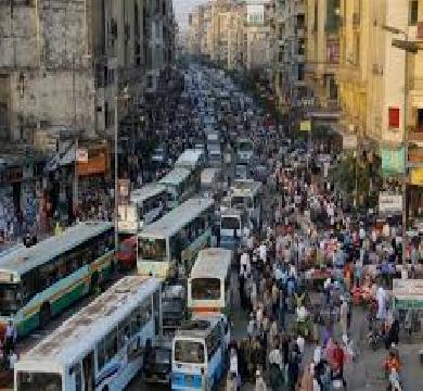 القاهرة علي رأس قائمة الاعلي سكاناً بنسبة 10 مليون نسمه ... والجيزة وصيف